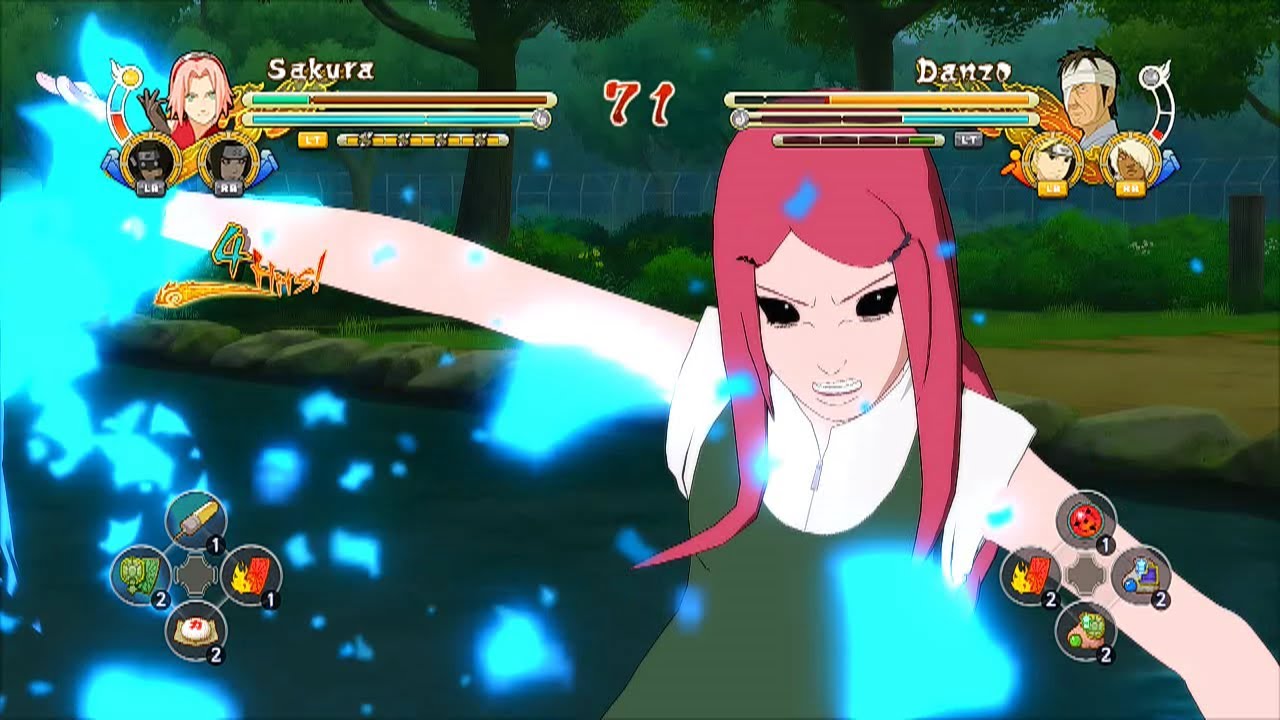 Naruto Ultimate Ninja Storm 3 Full Burst Revolution Kushina Sakura Character Swap Gameplay (PC)