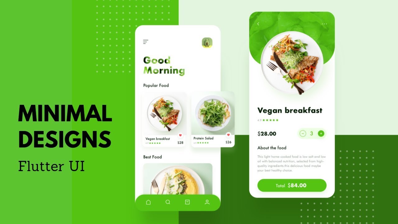 FlutterUI - Minimal Designs - Green Revolution