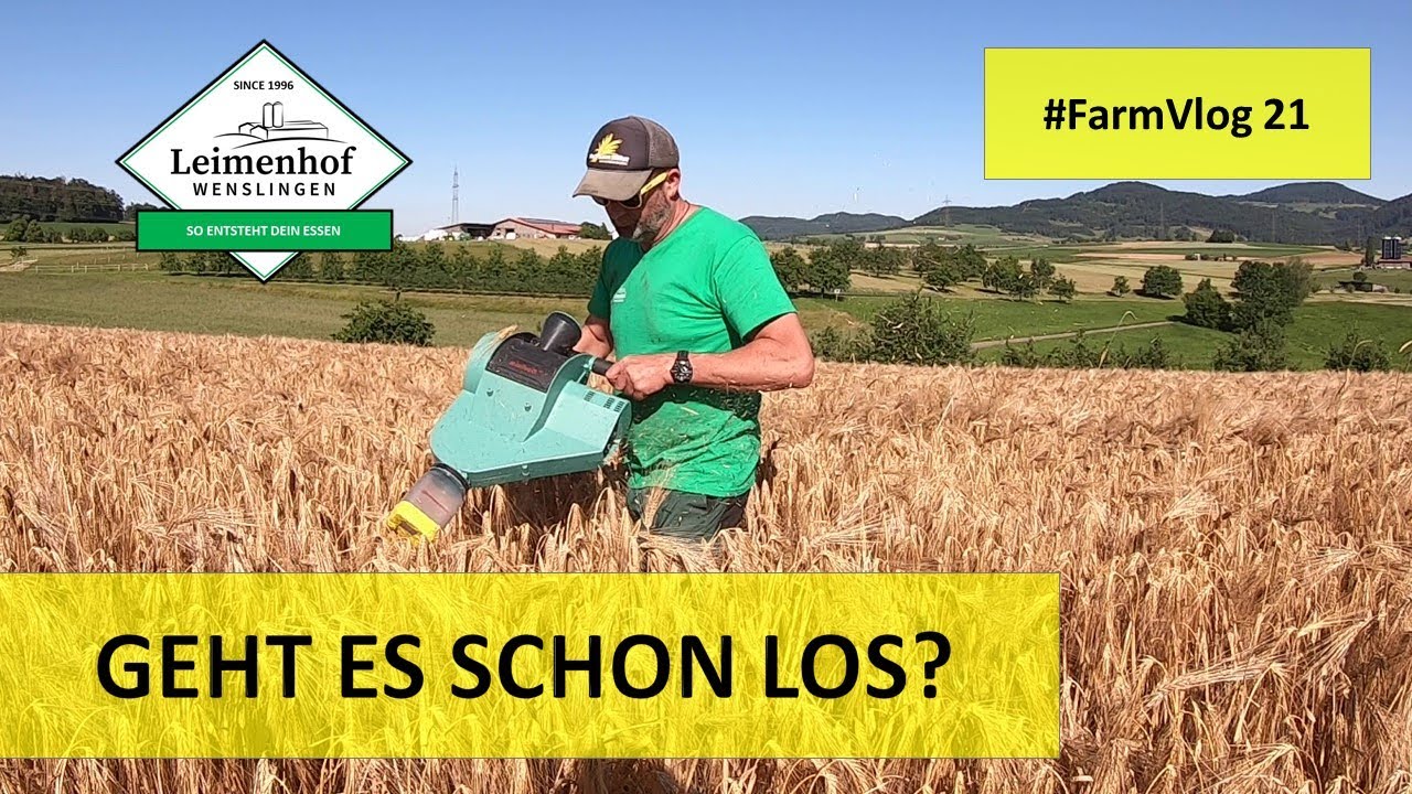 FEUCHTIKEITSPROBE IN DER GERSTE MIT MINIBATT #FarmVlog 21