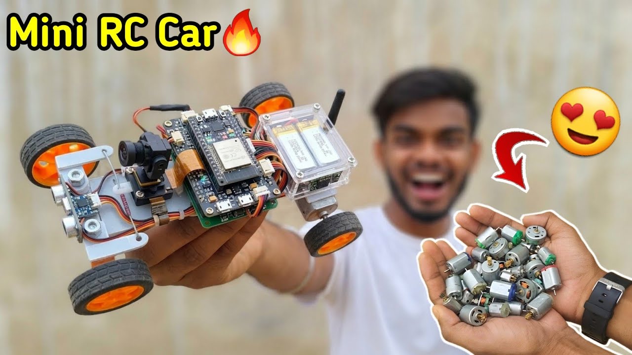 घर पर बनाया Powerful Mini RC Car😍🔥 | How To Make Rc Car At Home