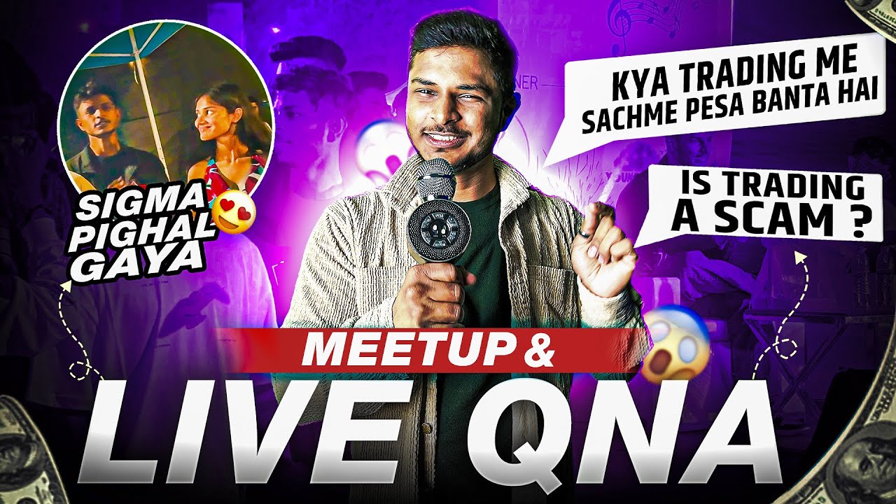 Sigma Pighal gaya, Meet-up & Live QnA - Vlog | Life of Purab
