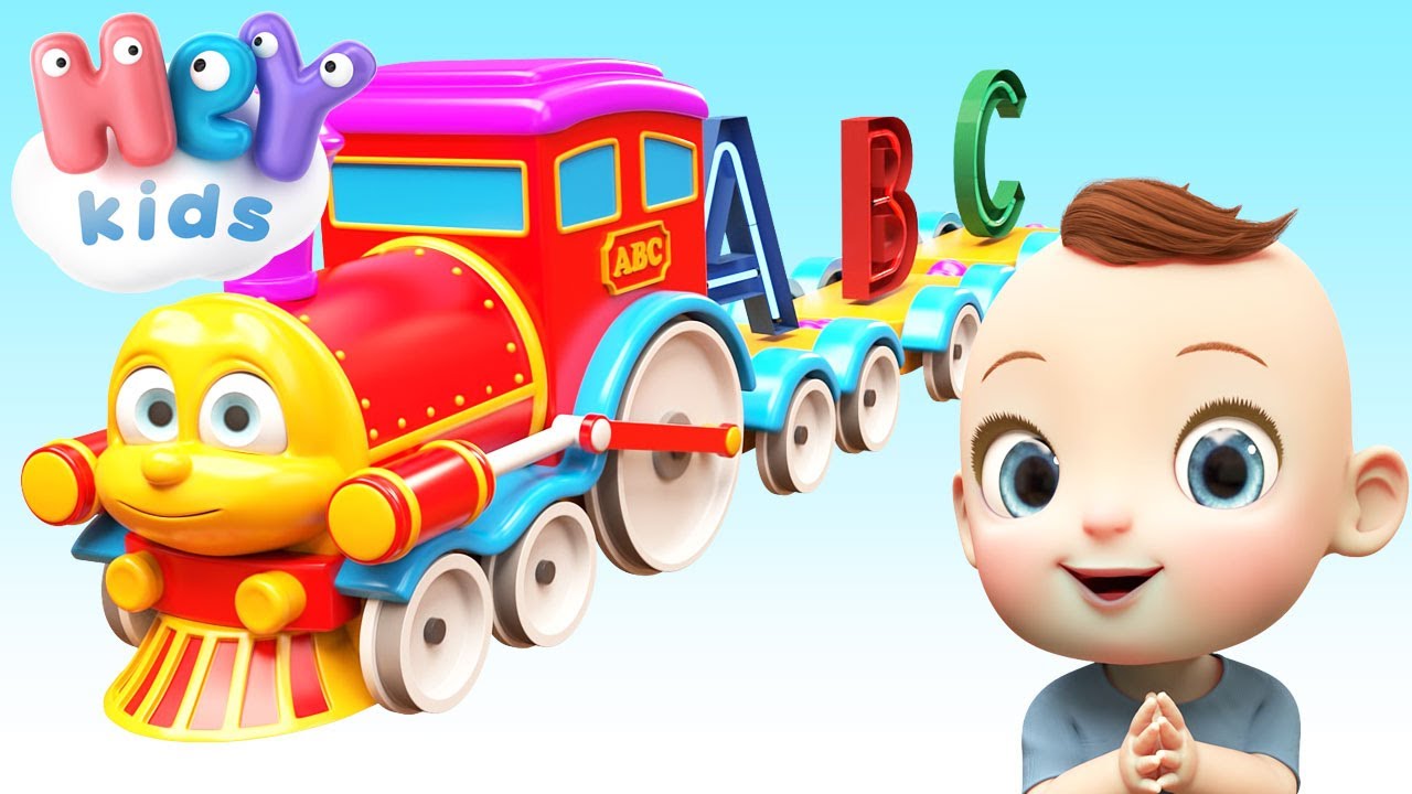Alfabetul pentru copii in romana 🅰 Cantecul alfabetului - HeyKids