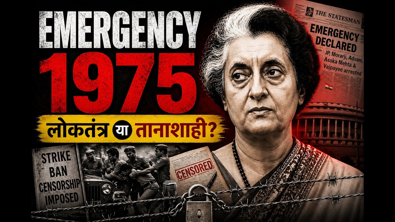 India Emergency 1975: वो रात जब देश से आज़ादी छीन ली गई!