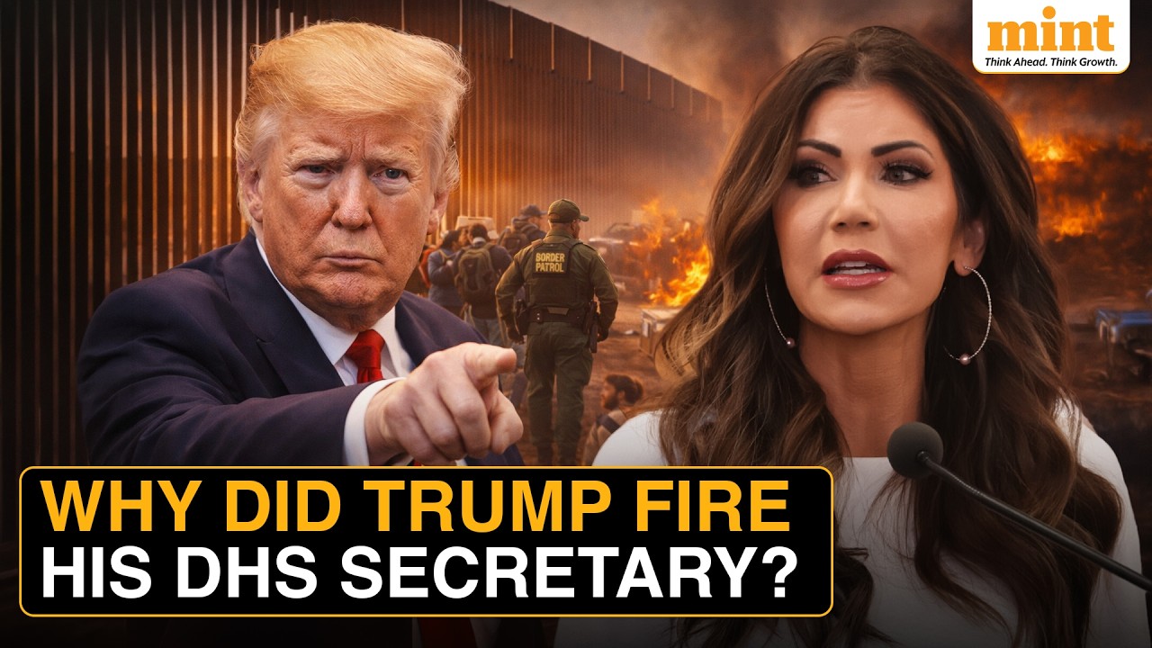 Трамп уволил министра внутренней безопасности Кристи Ноэм после скандала с рекламным роликом об и...