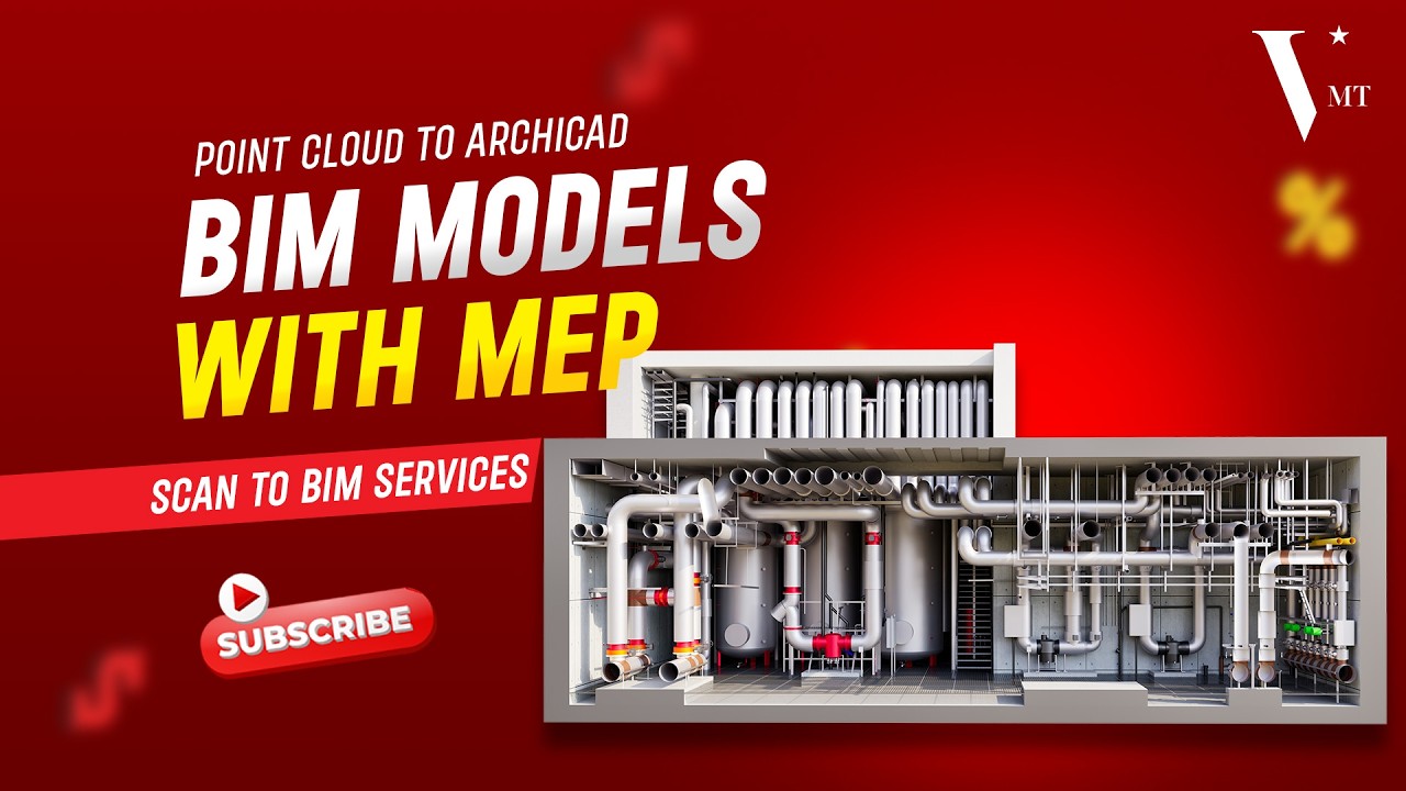 Punktwolke zu Archicad BIM (inkl. TGA): Unübertroffene Präzision