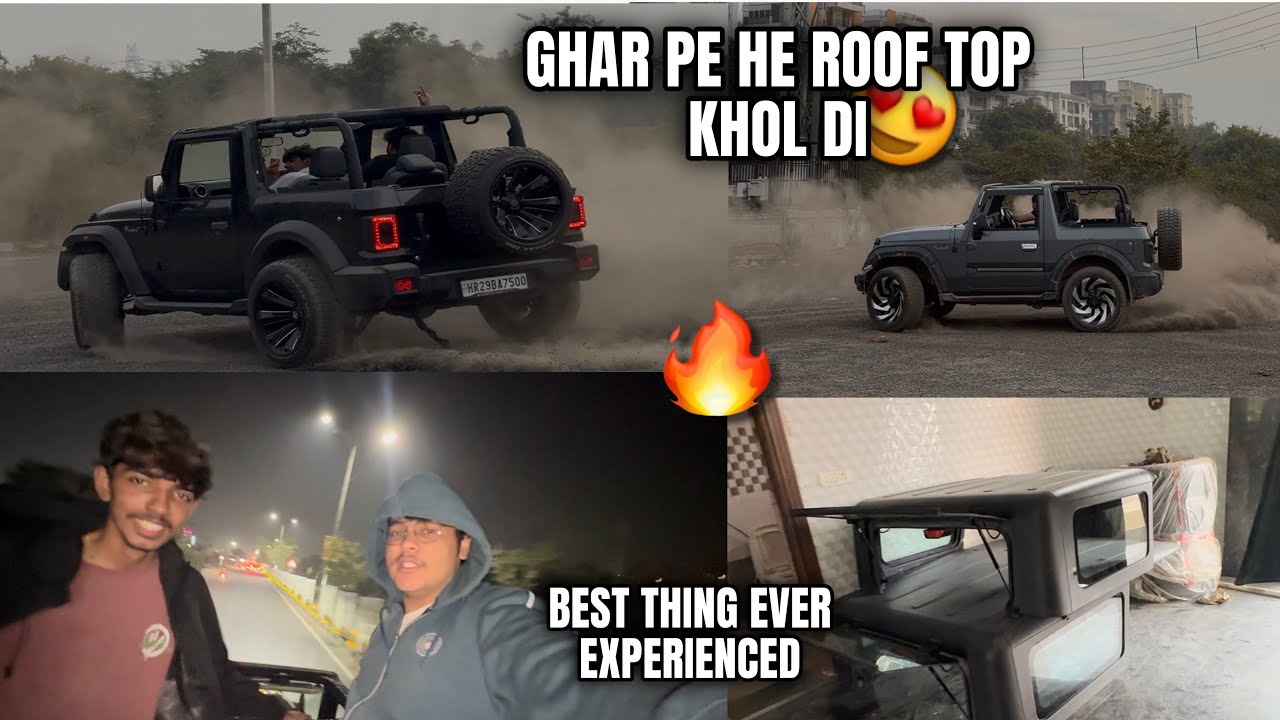MAHINDRA WALO NE SUNROOF NI DI TO KHUD HE ROOFTOP KHOL DI🔥