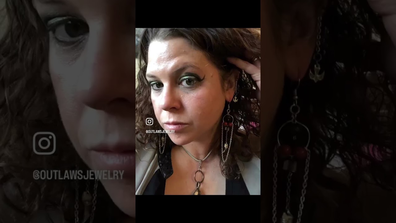 Rock in the spring season with these badger claw hoop earrings. #outlawsjewelry #outlawjewelry #claw