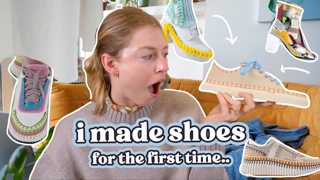 i made shoes for the first time… from scratch and they're AMAZING