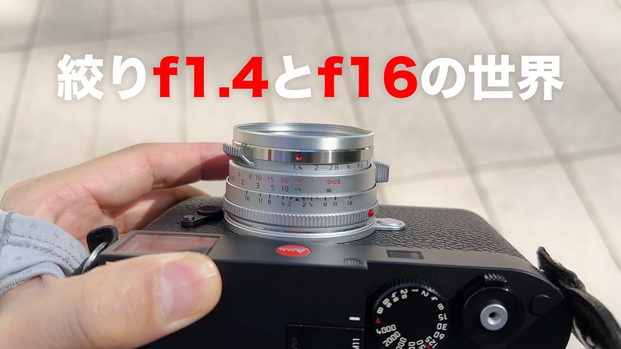 絞りf1.4とf16の写りの違いをご体感ください【M11 & ズミルックス35mm】