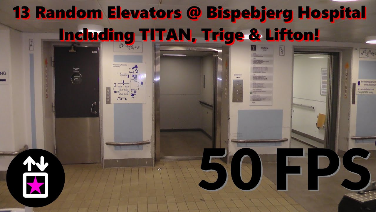 13 TITAN, Trige & Lifton Random elevators @ Bispebjerg Hospital