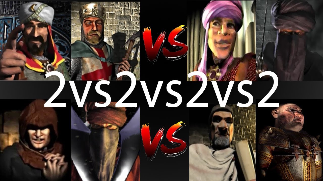 SALADIN LIONHEART VS EMIR CALIPH VS ABBOT WAZIR VS FREDERICK PIG | Stronghold Crusader Ai Battle