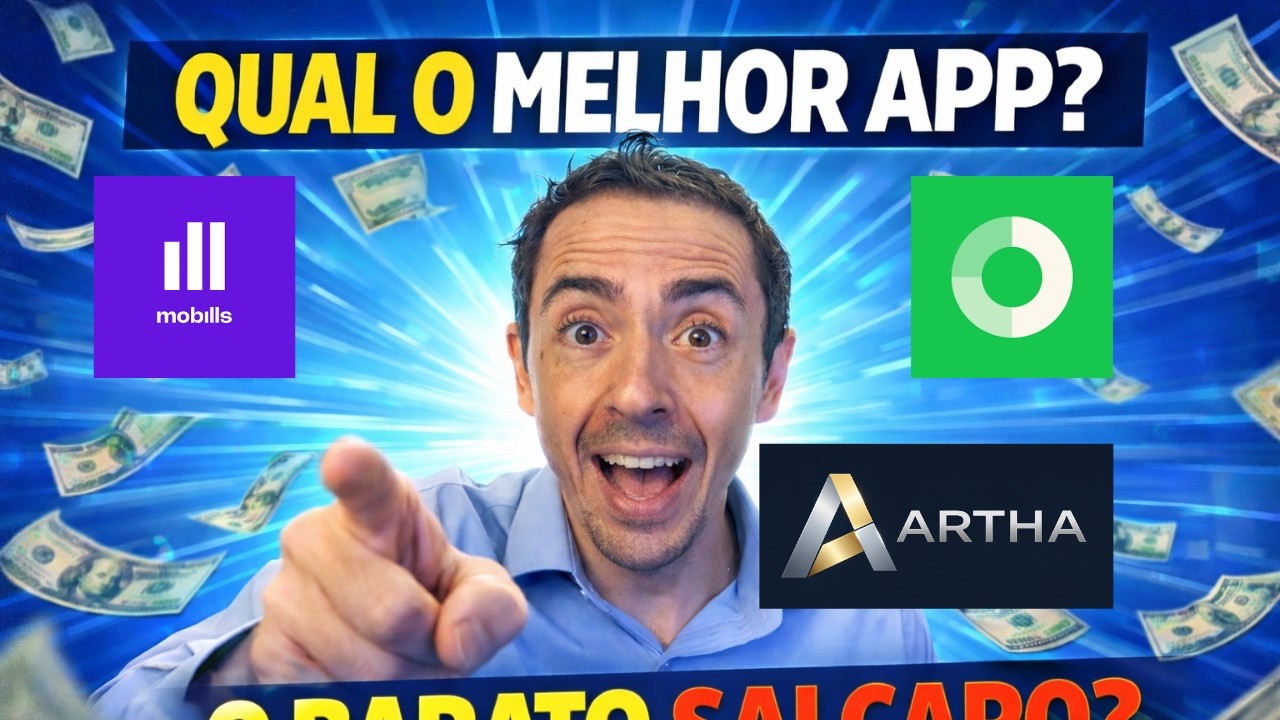 Qual app de finanças é MELHOR? (Organizze x Mobills x Artha — a verdade)