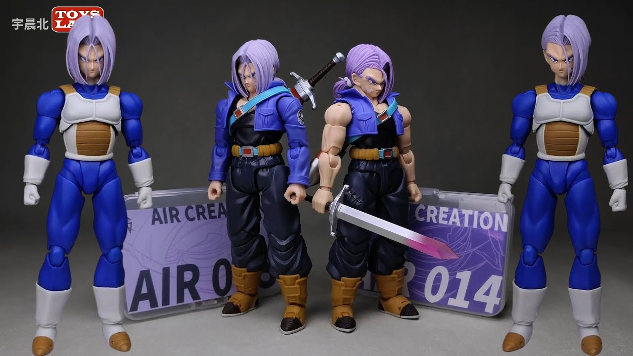 超高精度？Ultra-high precision accessory kit? Dragon Ball AIR 013 & 014 Trunks normal pigtail head & hand