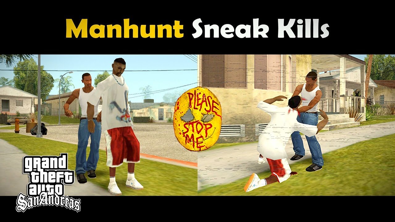 Обзор модов GTA San Andreas #905 – Manhunt Sneak Kills