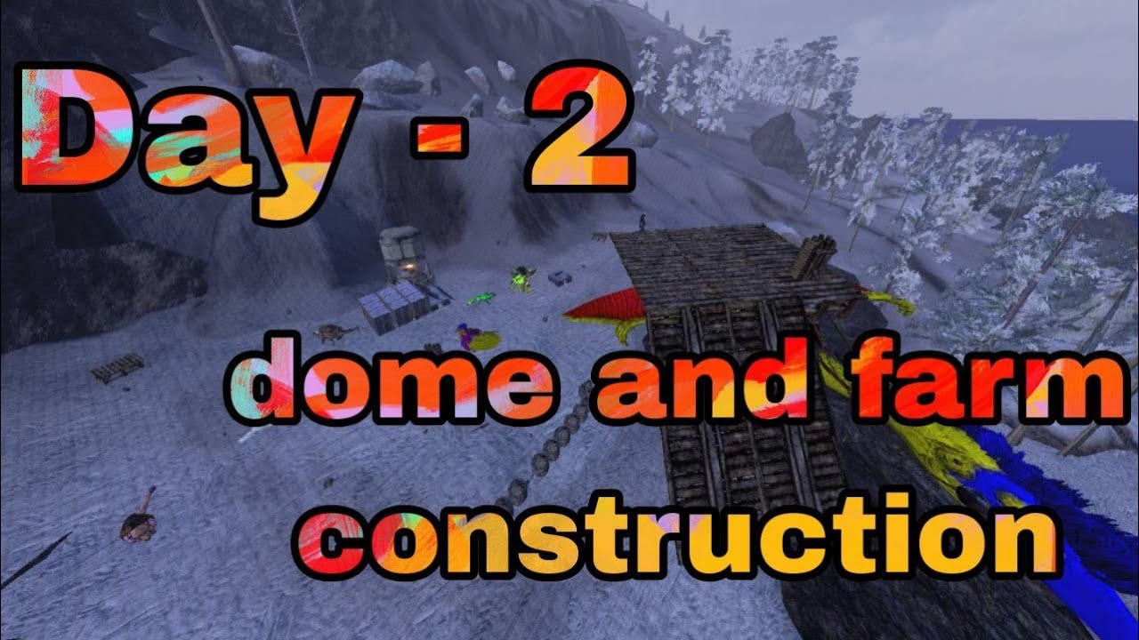 Ark: Mobile Legit, building Farming and taming on the server Ark Bob Pvxc