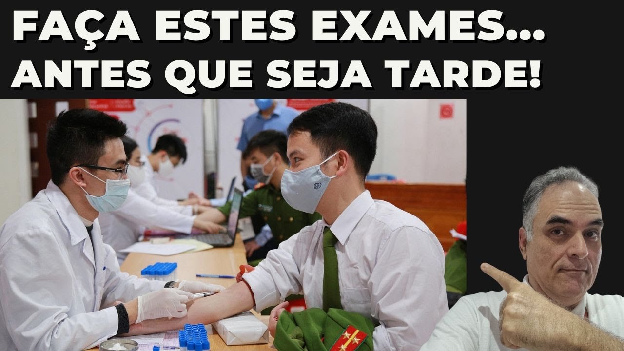Exames importantes para ver sua saúde! Valores normais!