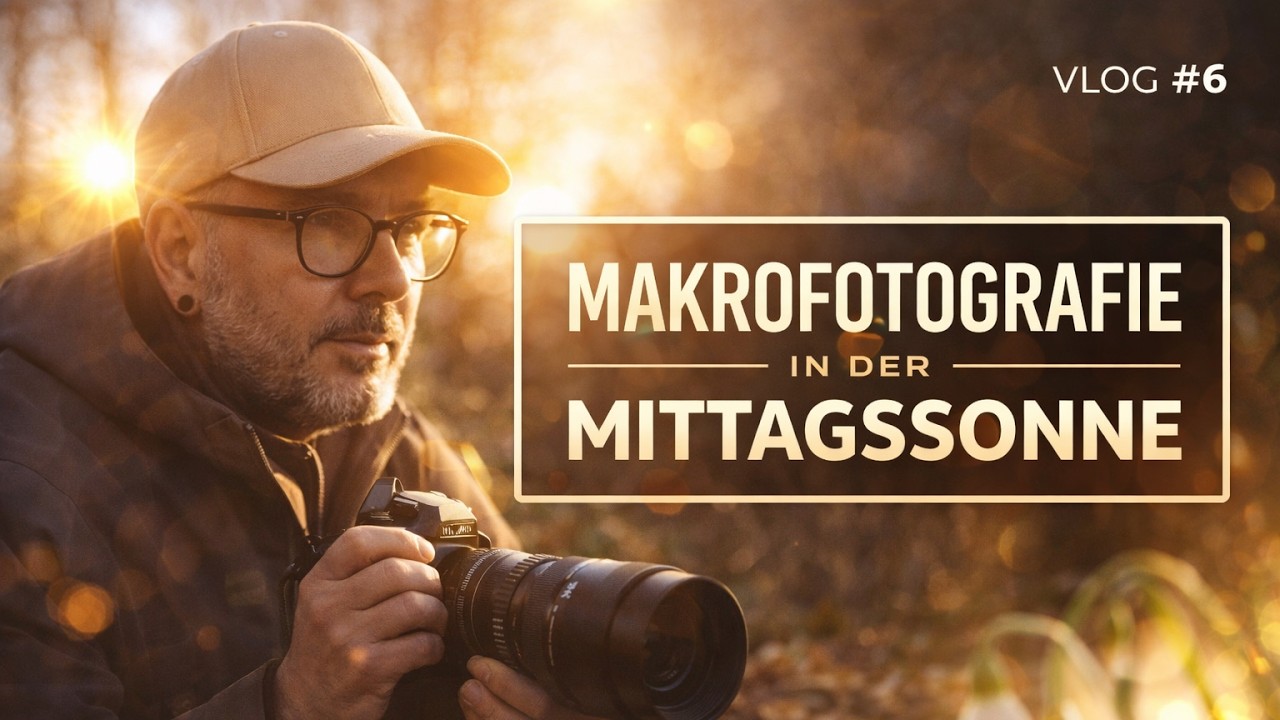 Makrofotografie in der Mittagssonne VLOG #006