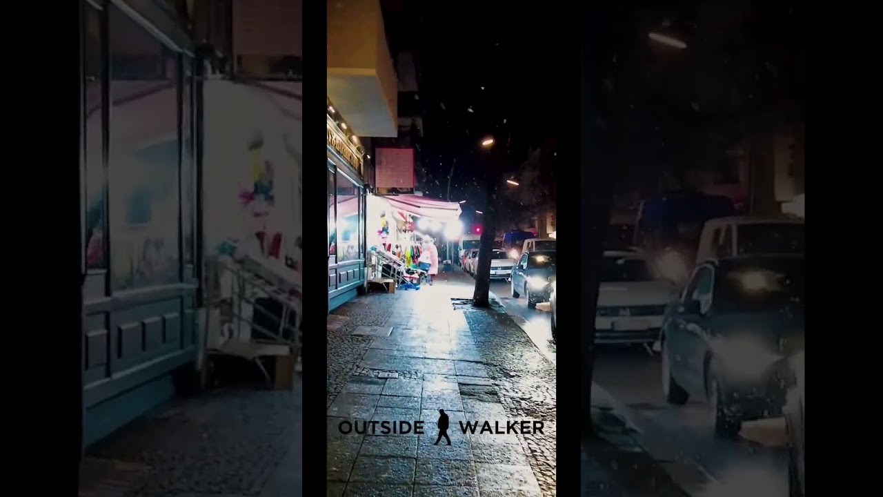 Berlin Night walk from Sonnenallee to Hasenheide | OW #outsidewalker #walking #berlin