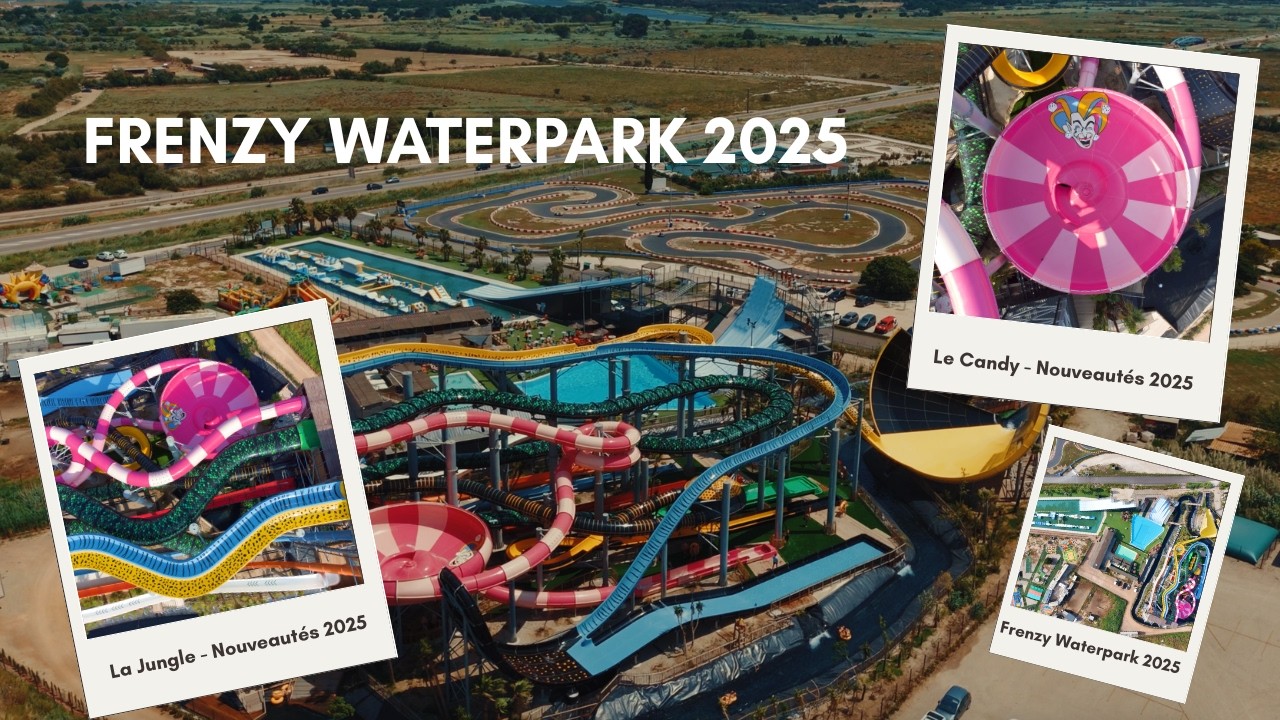 Viens d&eacute;couvrir nos nouveaut&eacute;s 2025 au Frenzy Waterpark ! 😎