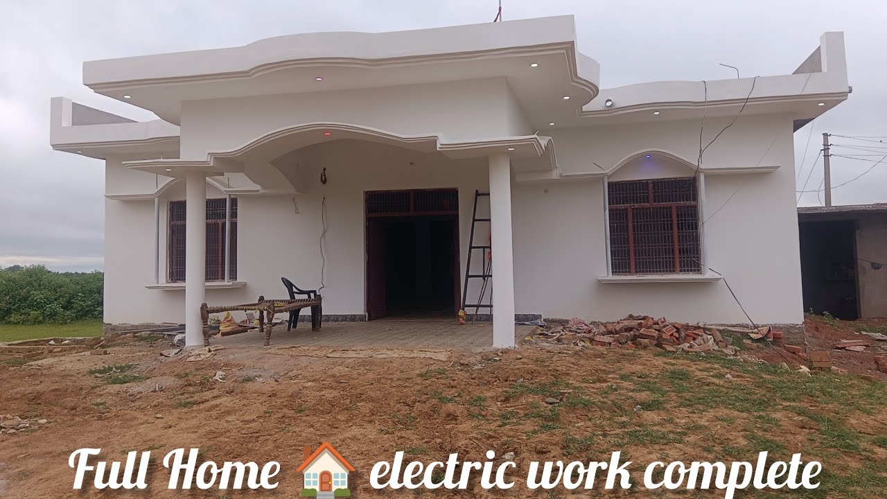 Home All electric work complete#electrical #home #wiring #jkbijliwala 