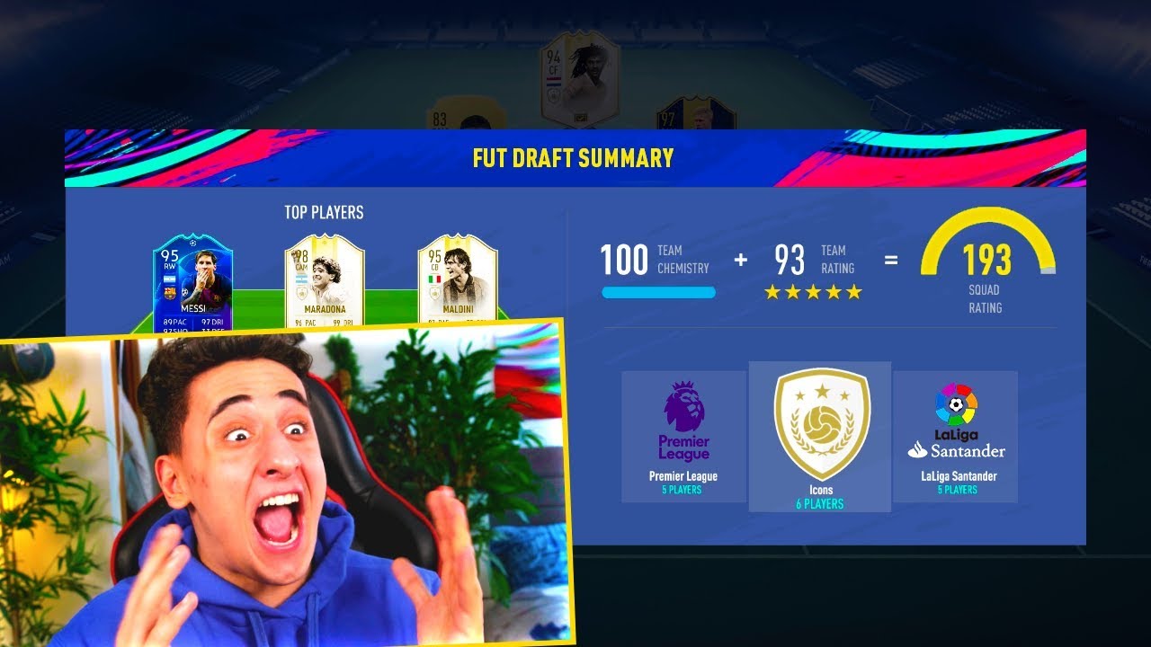 I GOT A 193 FUT DRAFT!!! FIFA 19 *WORLD RECORD*