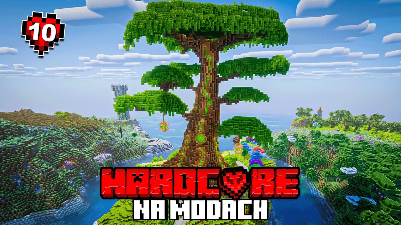Przebudowałem MOJĄ WYSPĘ w Minecraft Hardcore na modach