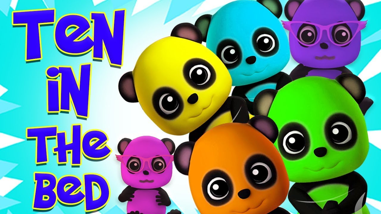 yatakta on | &ccedil;ocuklar i&ccedil;in şarkı | Ten In The Bed | Kids tv T&uuml;rk&ccedil;e | Bebek Şarkıları &Ccedil;izgi Film