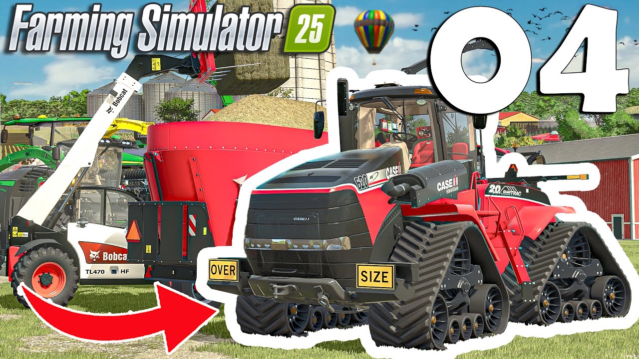 Buying NEW TRACTOR + Feeding COWS | Animals in Iowa | Farming Simulator 25