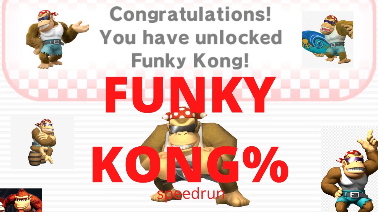Как можно быстрее разблокируйте Funky Kong в Mariokart Wii