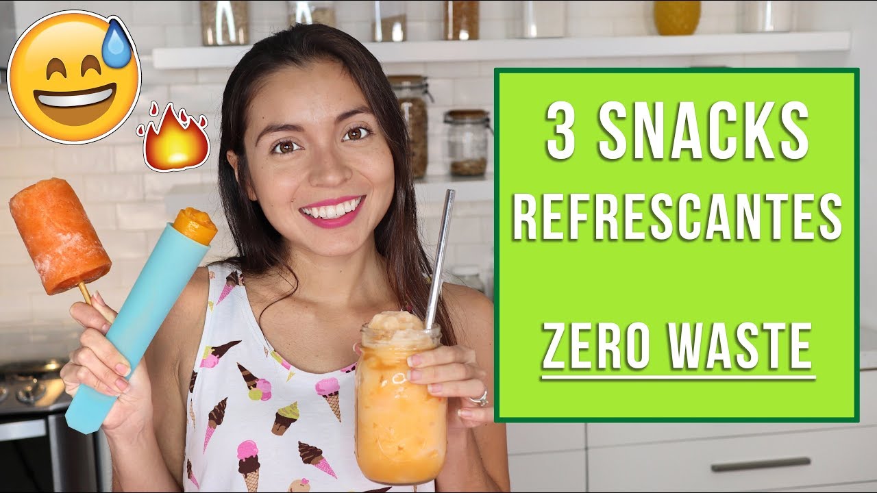3 SNACKS REFRESCANTES - ZERO WASTE - PARA EL CALOR – Mixi