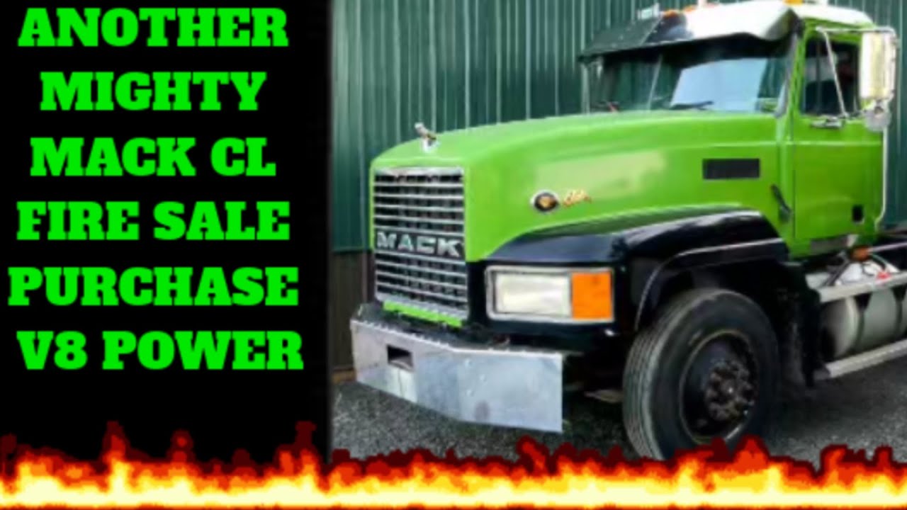 BOUGHT A MACK CL713 E9 POWERHOUSE. HOW DID I DO?? DOES IT RUN?? V8 500 HP START UP 🦾🦾🦾🦾 CHECK IT OUT