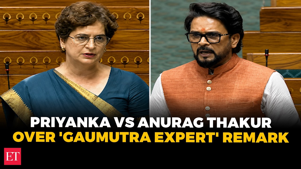 'Your family's degrees won't match his': Anurag Thakur's reply to Priyanka's &lsquo;Kamakoti&rsquo; remark
