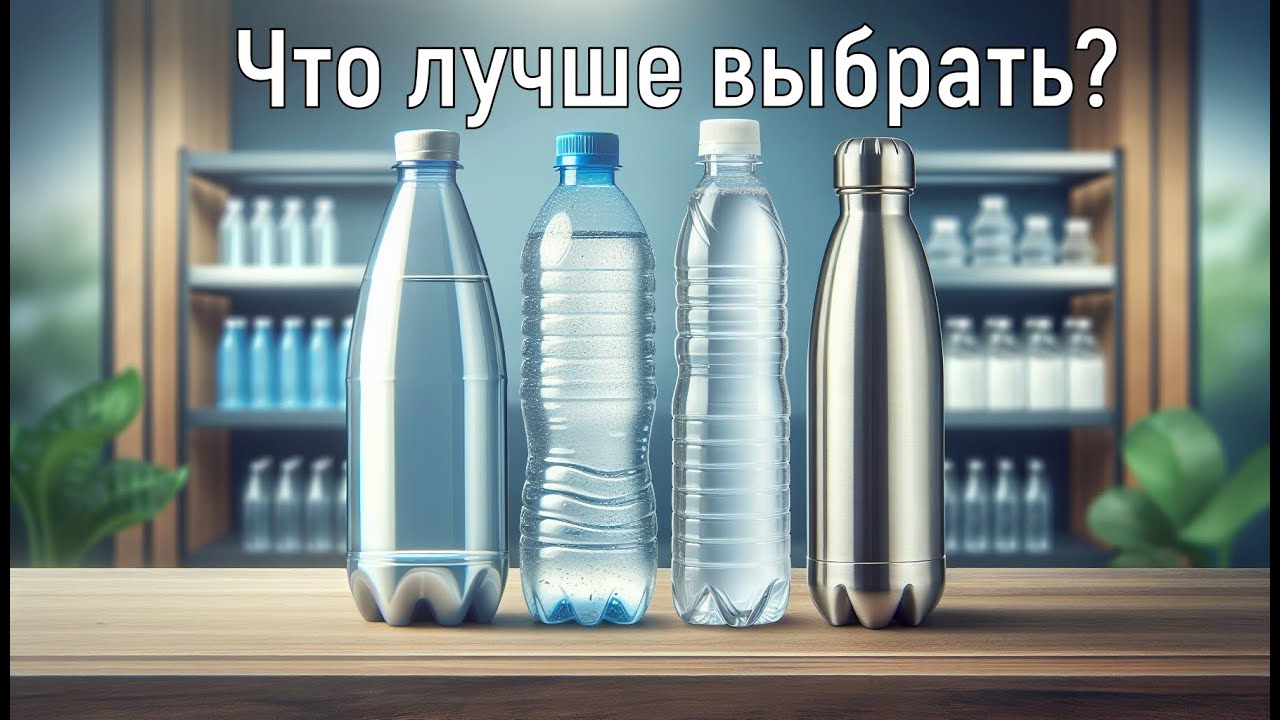Где безопаснее хранить питьевую воду, в пластиковой, в стеклянной бутылке или из нержавеющей стали?