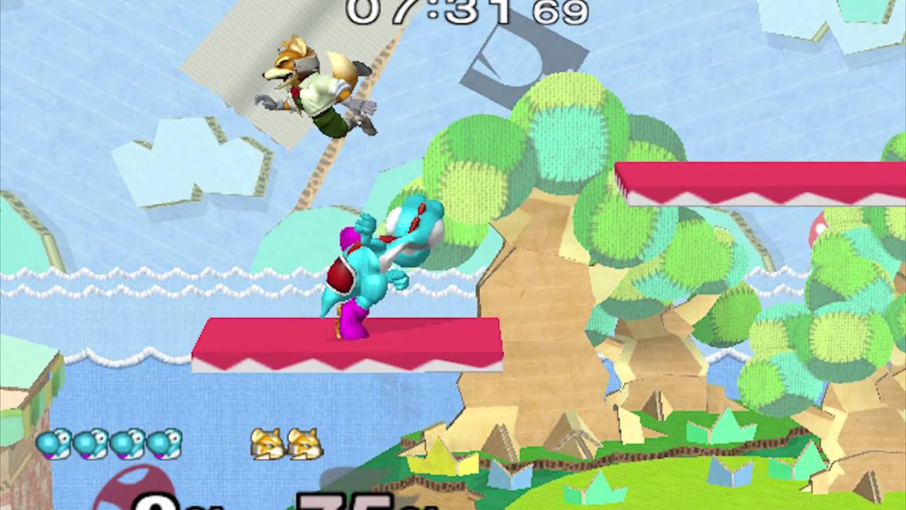 [TAS] SSBM: TAS Yoshi vs 20XX Fox