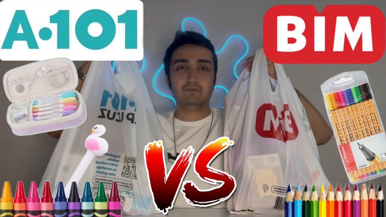 A101 VS BİM KIRTASİYE ÜRÜNLERİ