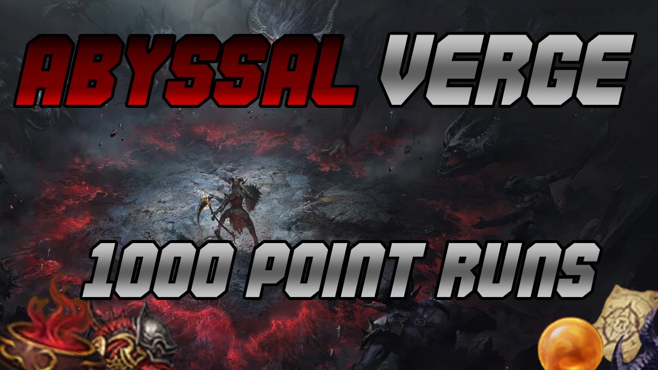 Farming Legendary Items in Abyssal Verge With 1000 Point Runs | Abyssal Verge Diablo Immortal
