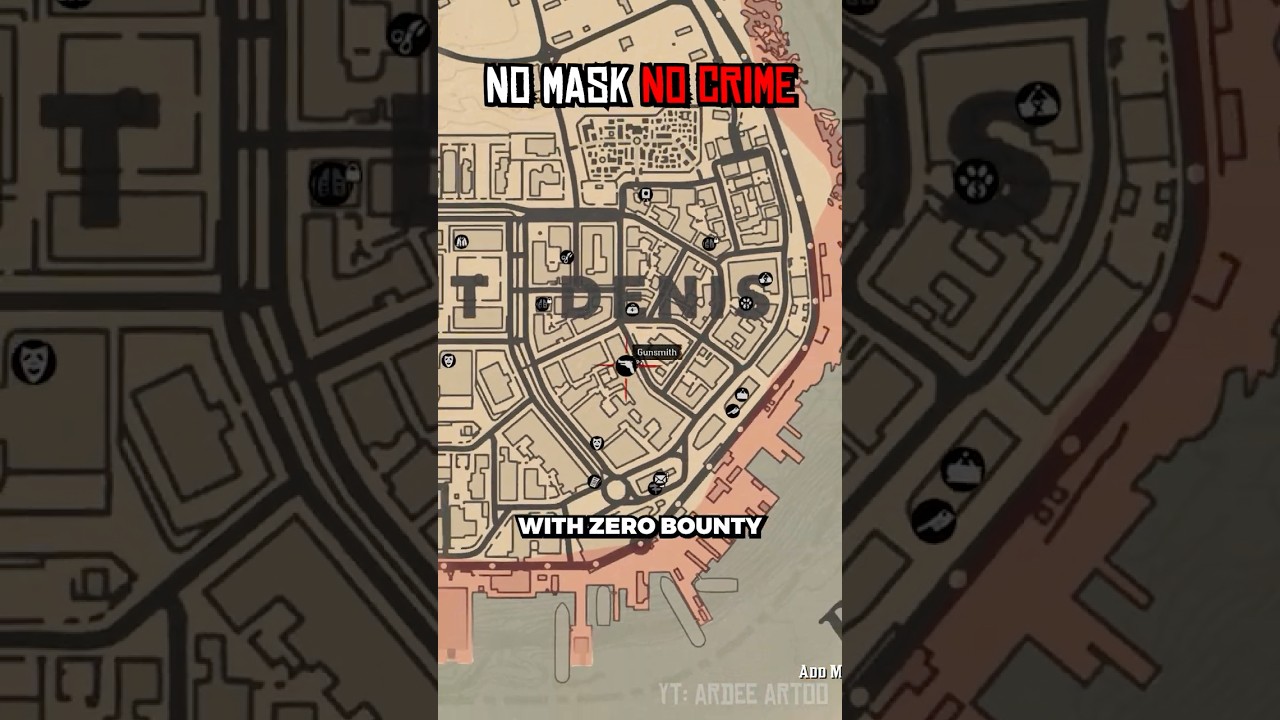 Smoothest Way to Rob Saint Denis Gunsmith With ZERO Bounty or Honor Loss!
