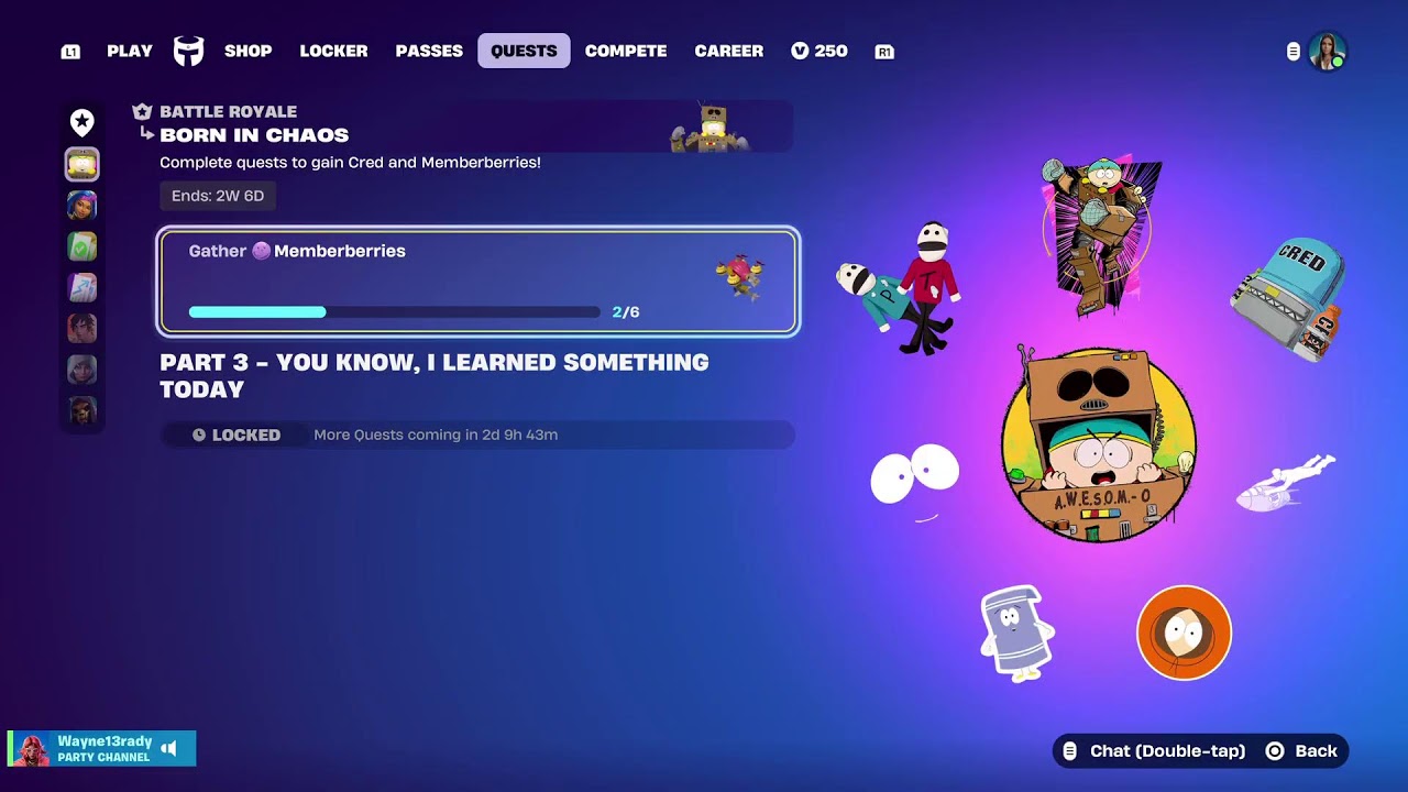 Fortnite X South Park : Member CHALLENGE THURSDAY???