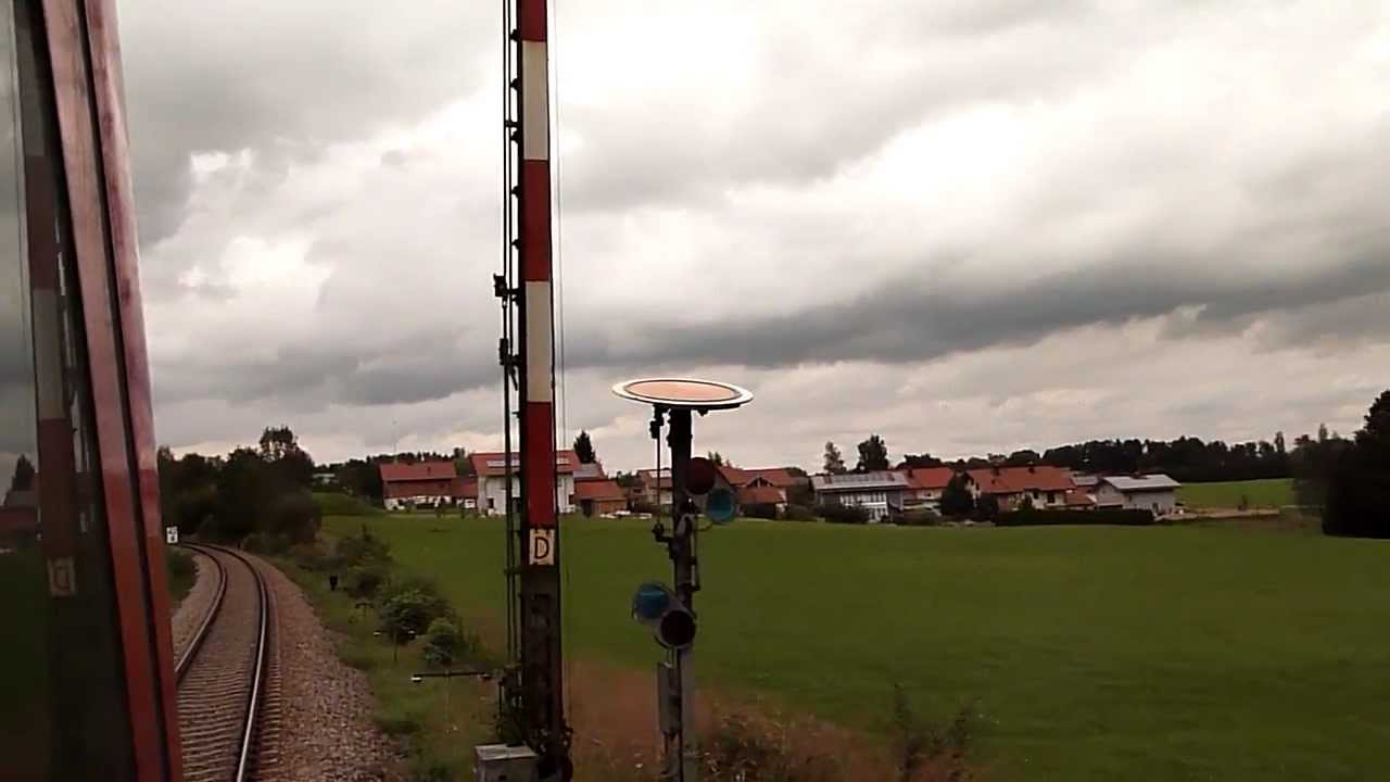 Formsignale in Action, oder Einfahrt in Fridolfing :) [HD]