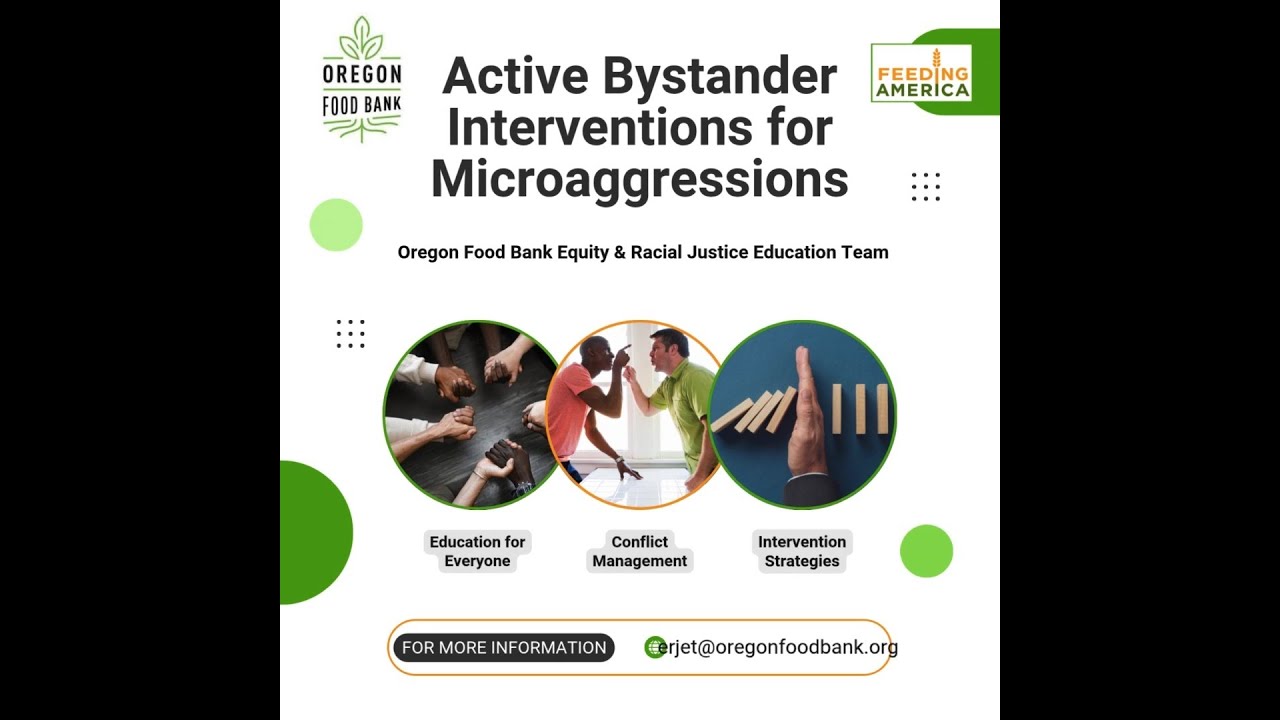 Active Bystander Interventions for Microaggressions