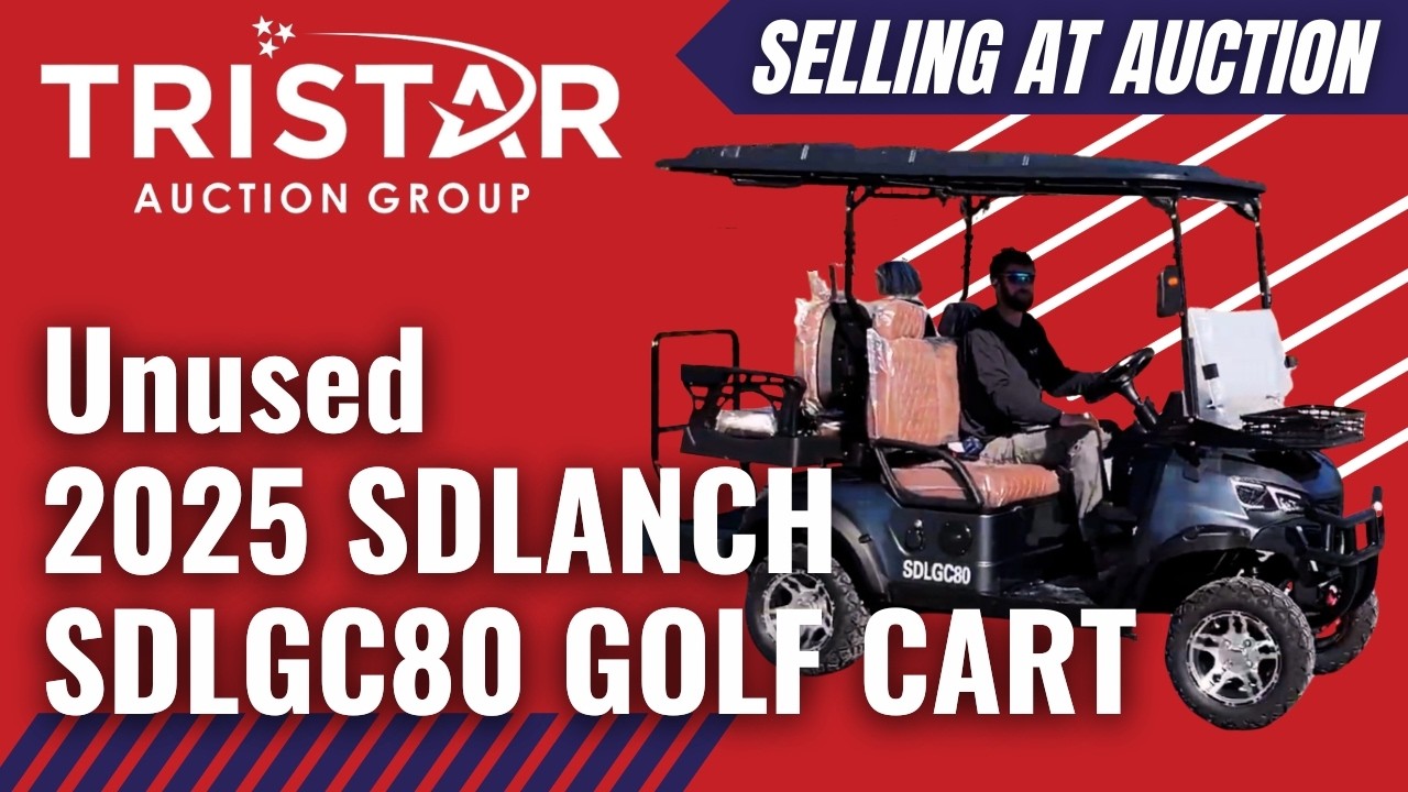 Unused 2025 SDLANCH SDLGC80 GOLF CART (8194) - Selling at auction