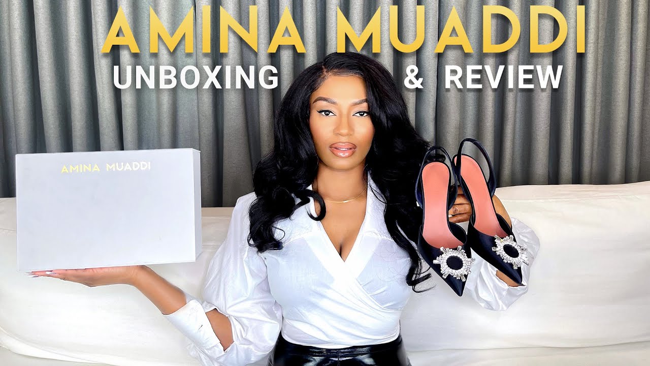 THE MOST ELEGANT BLACK SHOE | AMINA MUADDI BEGUM UNBOXING AND REVIEW | ARE THEY WORTH IT ???