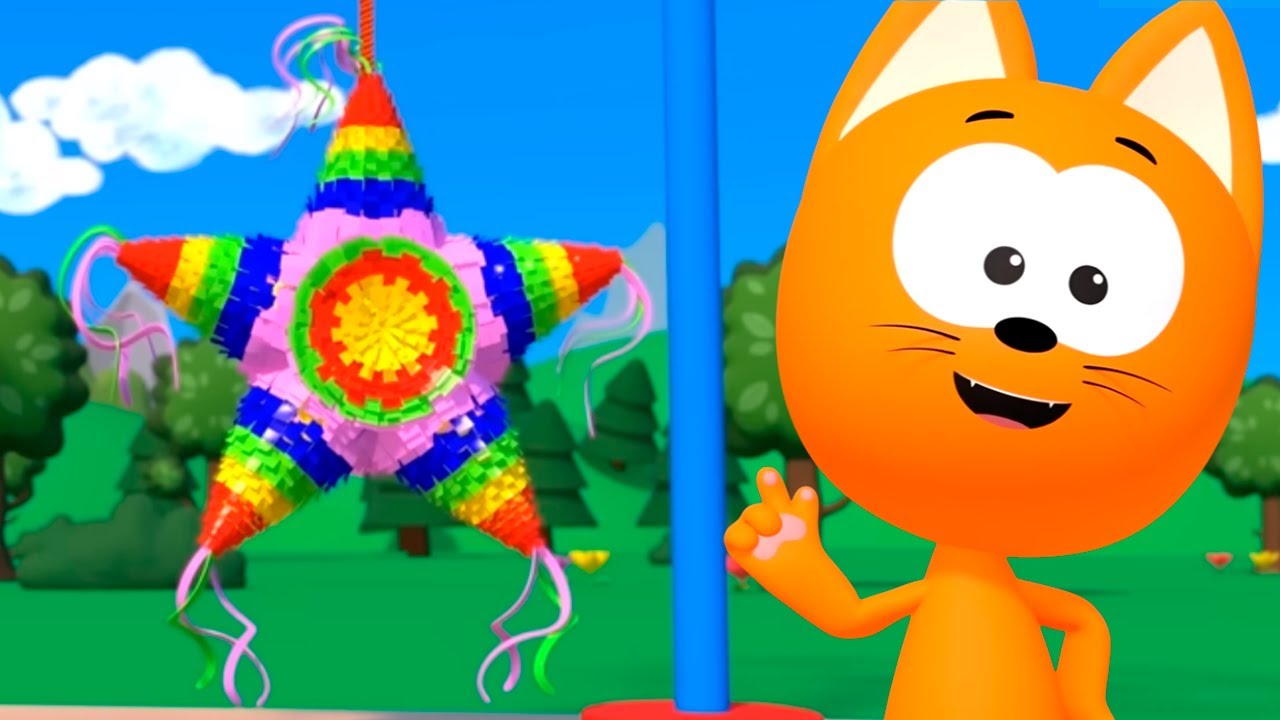 ¡Vamos a Hacer una Piscina de Pelotas de Colores! Videos para Niños con el gatito Kote