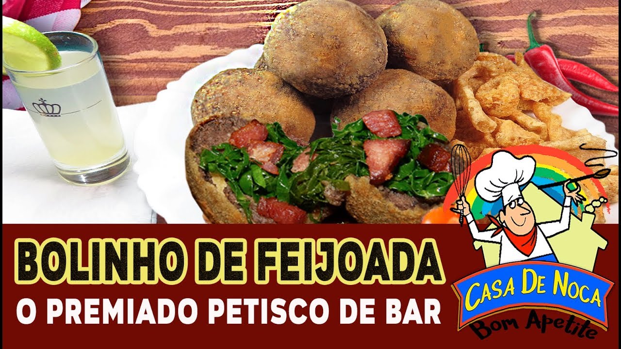 BOLINHO DE FEIJOADA - Aprenda a fazer o premiado petisco de bar