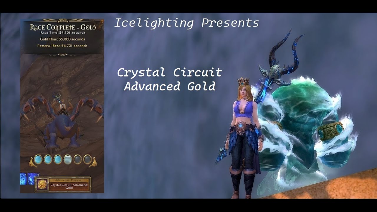 Crystal Circuit Advanced Gold - Zaralek Cavern - Tips on when to Use boost - done in 54 seconds