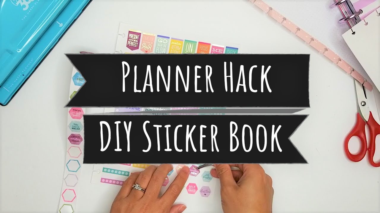 Planner Hack | DIY Reusable Sticker Book
