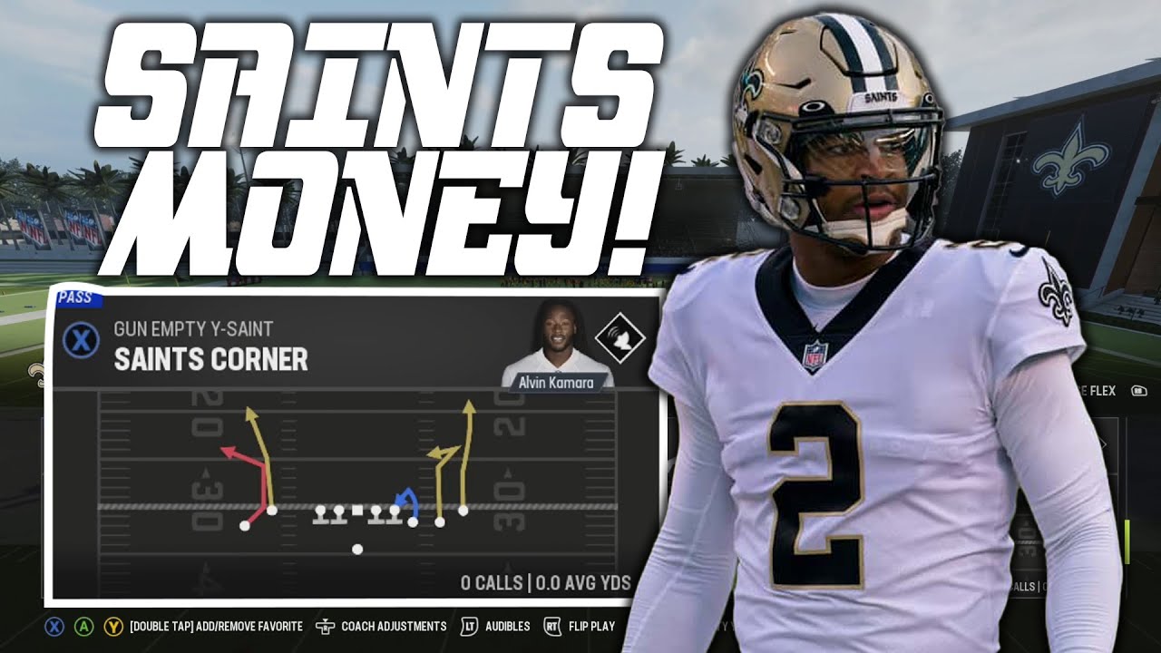 SAINTS MONEY PLAY Madden 23