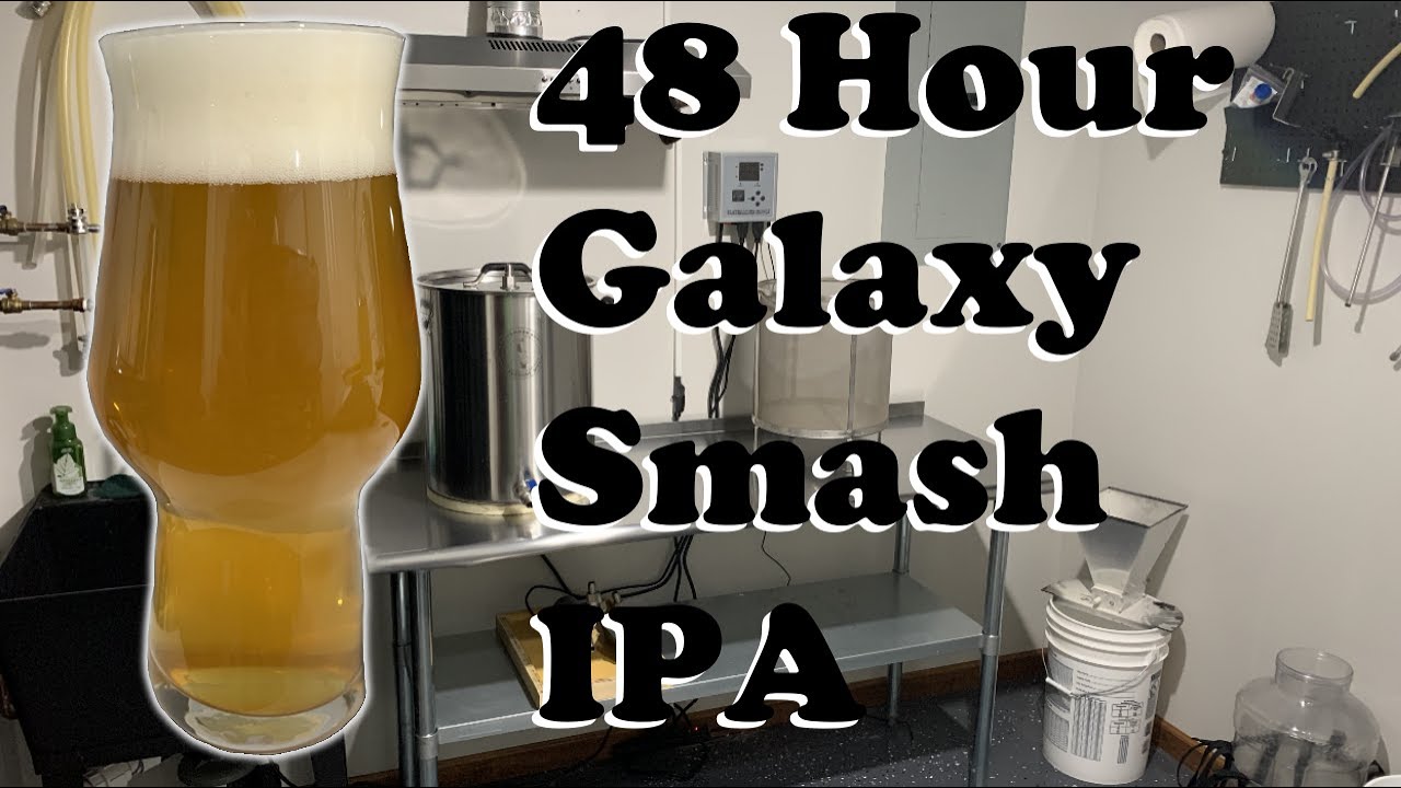 Brewing a Galaxy SMASH IPA with Kviek on Clawhammer BIAB | Grain to Glass
