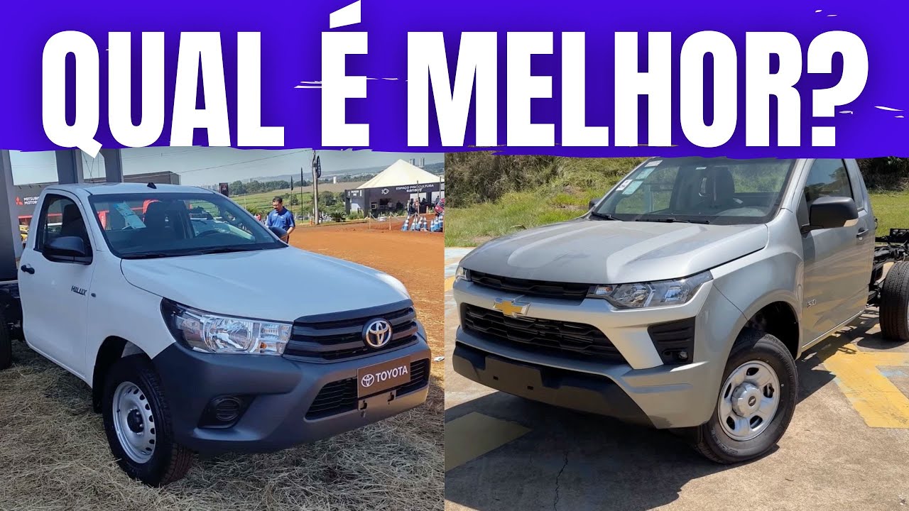 COMPARATIVO! CHEVROLET S10 CABINE SIMPLES CHASSIS 2026 VS TOYOTA HILUX CABINE SIMPLES CHASSIS 2026!