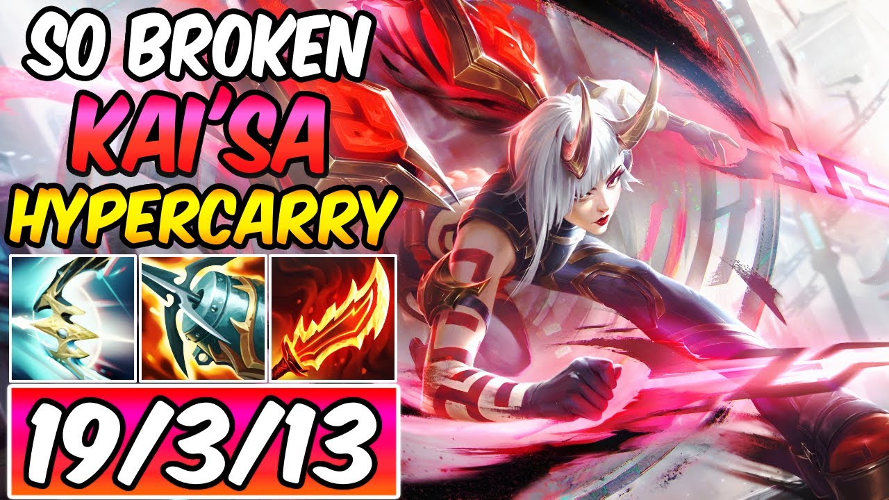 KAI'SA IS SO BROKEN - HYPERCARRY | Best Build & Runes | League of Legends